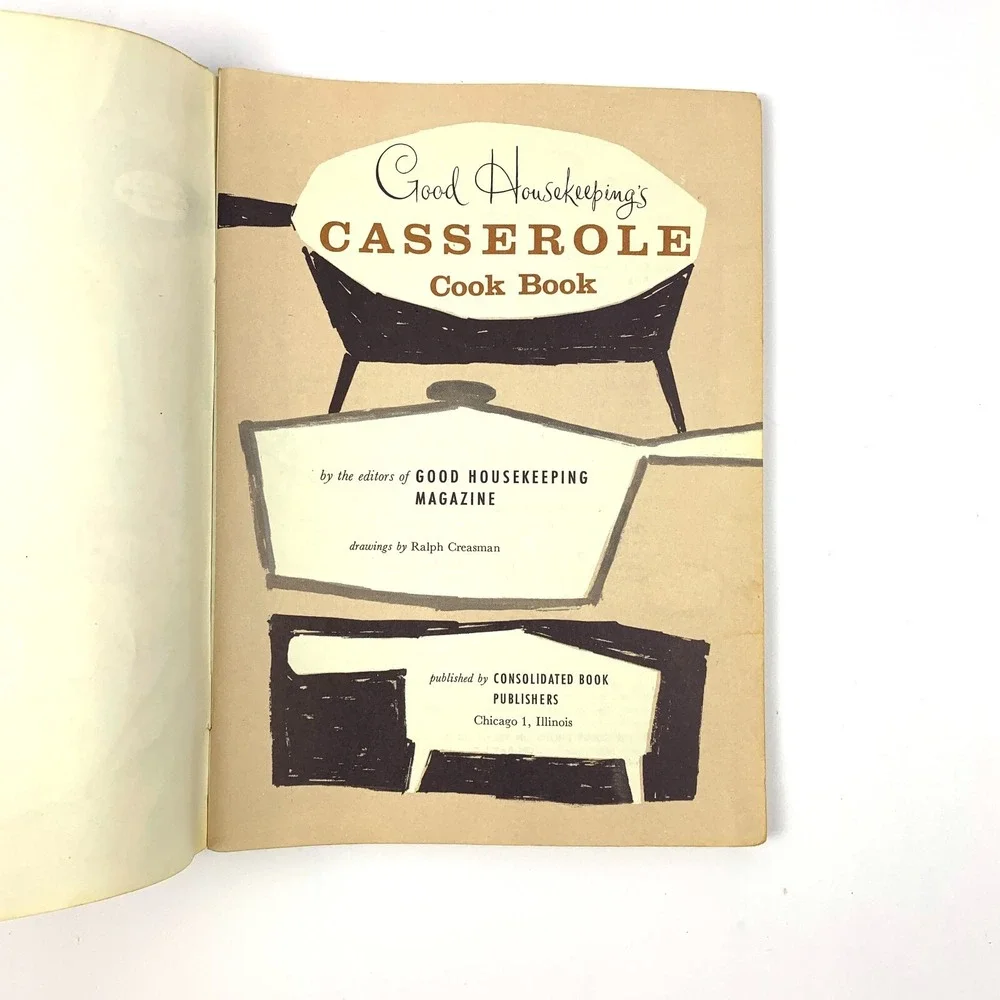 VTG MCM Good Housekeeping Cook‎ Book Lot of 5 Quick n Easy Casserole Salads SEE